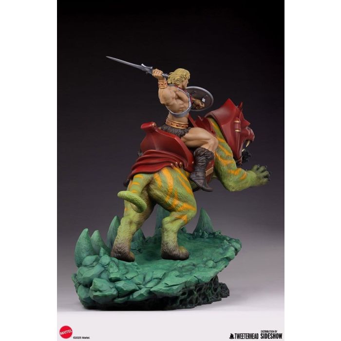 Masters of the Universe 1/4 Figure He-Man & Battle Cat 76 cm