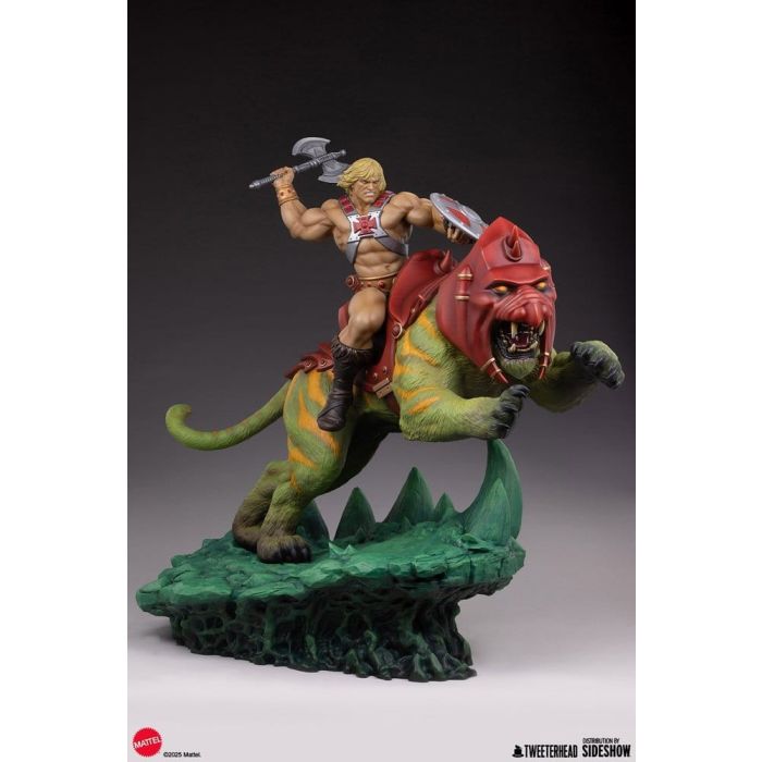 Masters of the Universe 1/4 Figure He-Man & Battle Cat 76 cm