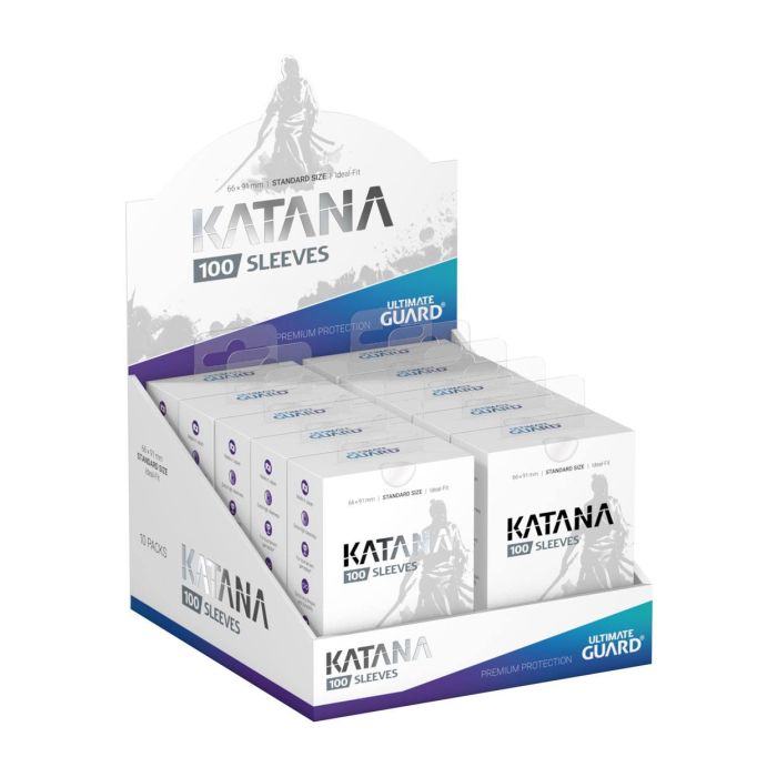 Ultimate Guard Katana Sleeves Standard Size (100) - Transparent