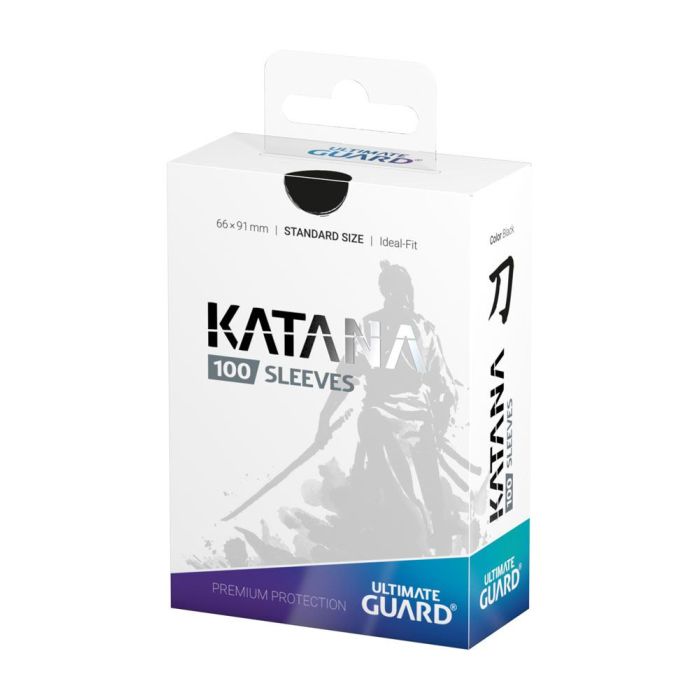 Ultimate Guard Katana Sleeves Standard Size (100) - Black