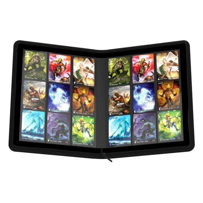Ultimate Guard Zipfolio 360 18-Pocket Xenoskin - Black