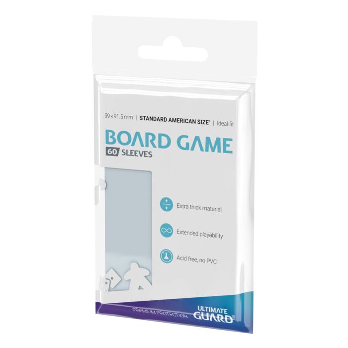 Ultimate Guard Board Game Sleeves (60) - Standard American