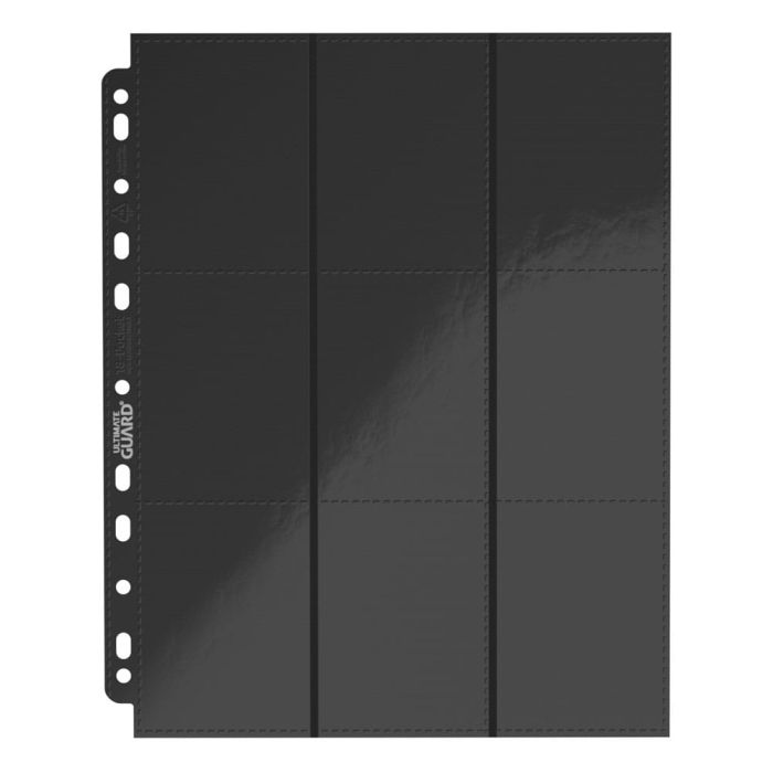 Ultimate Guard 18-Pocket Pages Side-Loading (10) - Black