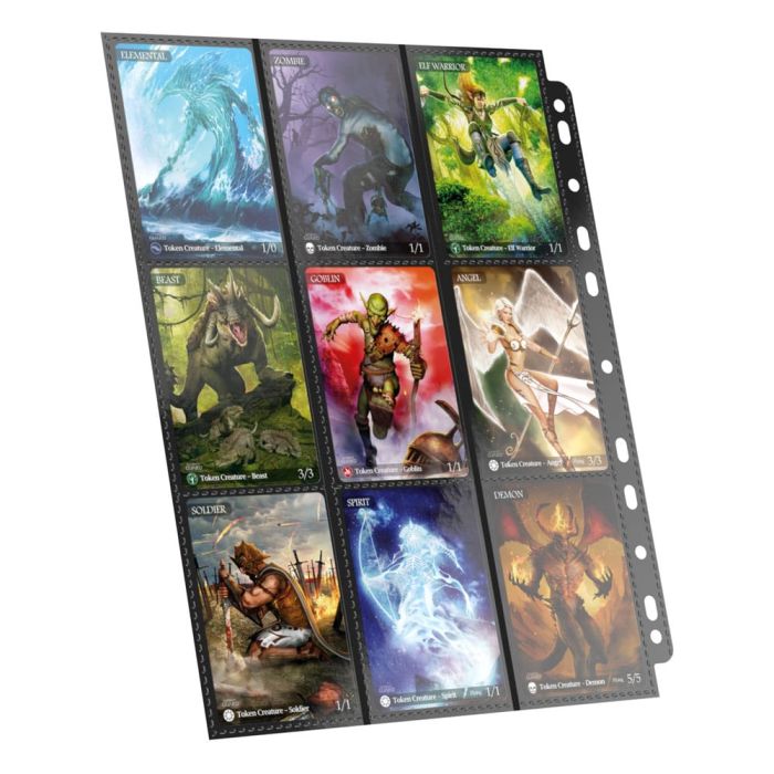 Ultimate Guard 18-Pocket Pages Side-Loading (10) - Black
