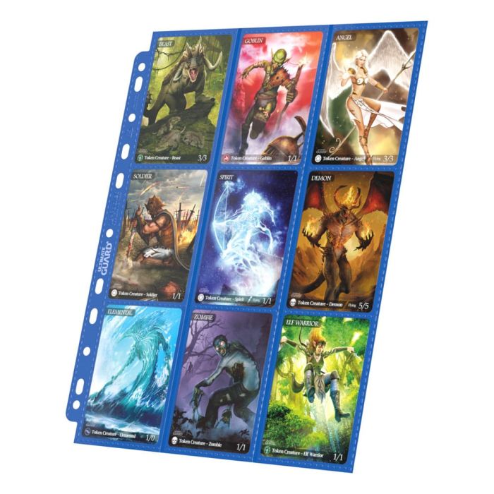 Ultimate Guard 18-Pocket Pages Side-Loading (10) - Blue