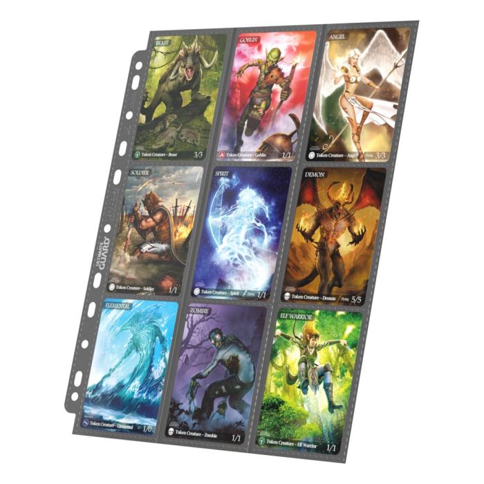 Ultimate Guard 18-Pocket Pages Side-Loading (10) - Grey