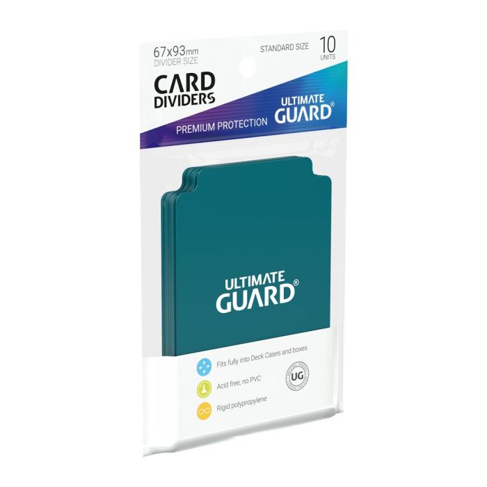 Ultimate Guard Card Dividers Standard Size (10) - Petrol