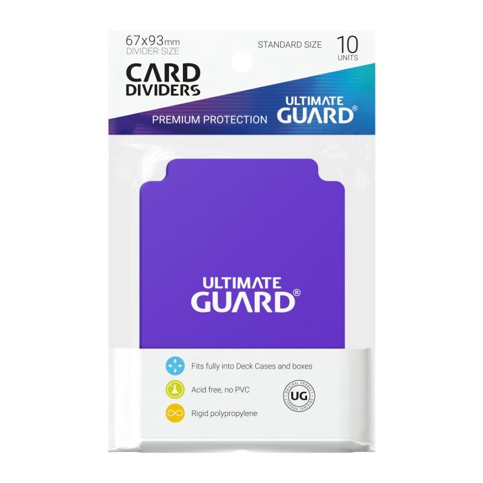 Ultimate Guard Card Dividers Standard Size (10) - Purple