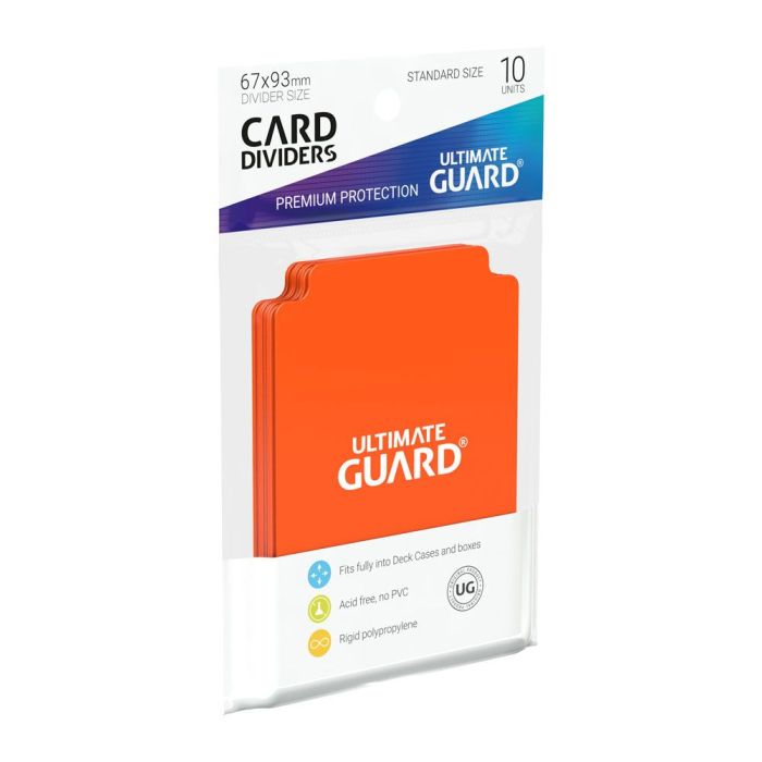 Ultimate Guard Card Dividers Standard Size (10) - Orange