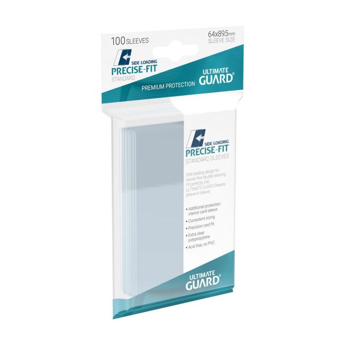 Ultimate Guard Precise-Fit Sleeves Standard Size (100) - Side-Loading
