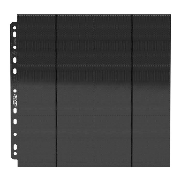 Ultimate Guard 24-Pocket QuadRow Pages Side-Loading (10) - Black
