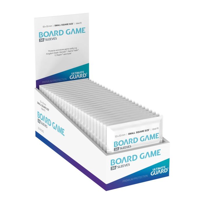 Ultimate Guard Premium Sleeves for Board Game Cards Small Square (50)