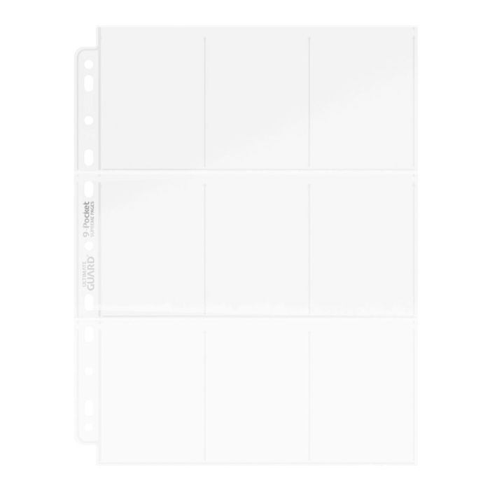 Ultimate Guard 9-Pocket Pages Top-Loading (100) - Transparent
