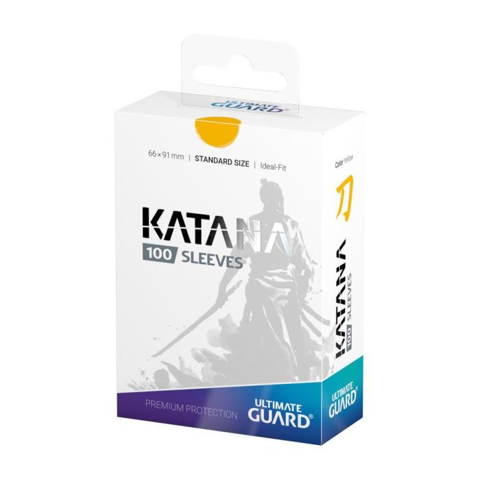 Ultimate Guard Katana Sleeves Standard Size (100) - Yellow