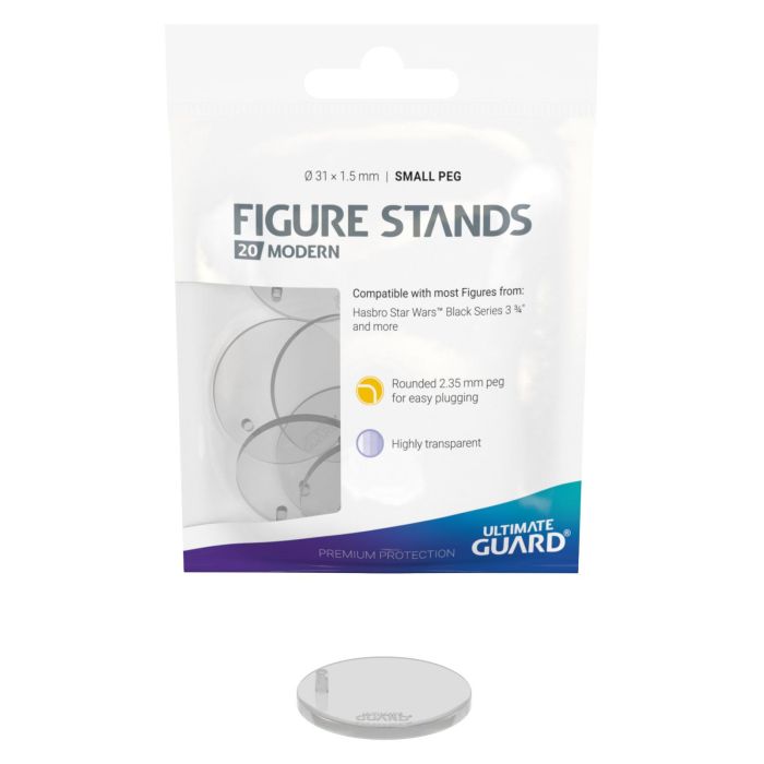 Ultimate Guard Figure Stands (20) - Small Peg Modern
