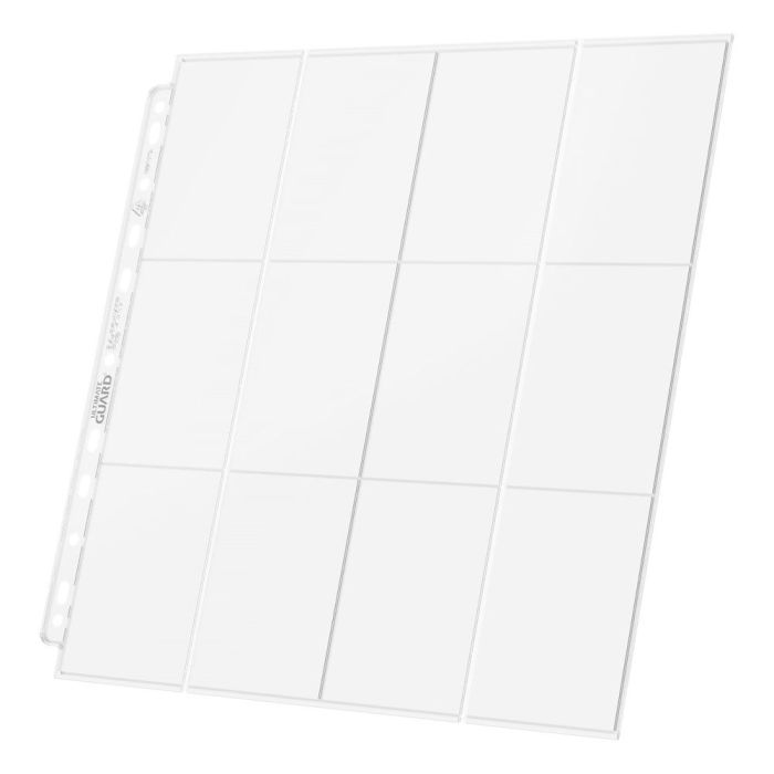 Ultimate Guard 24-Pocket QuadRow Pages Side-Loading (10) - Transparent
