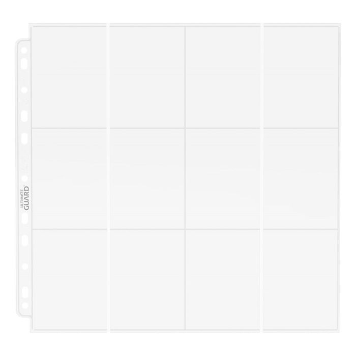 Ultimate Guard 24-Pocket QuadRow Pages Side-Loading (10) - Transparent