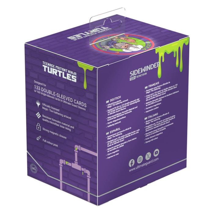 Ultimate Guard Sidewinder 133+ Xenoskin Magic: The Gathering | Teenage Mutant Ninja Turtles - Pizza Box