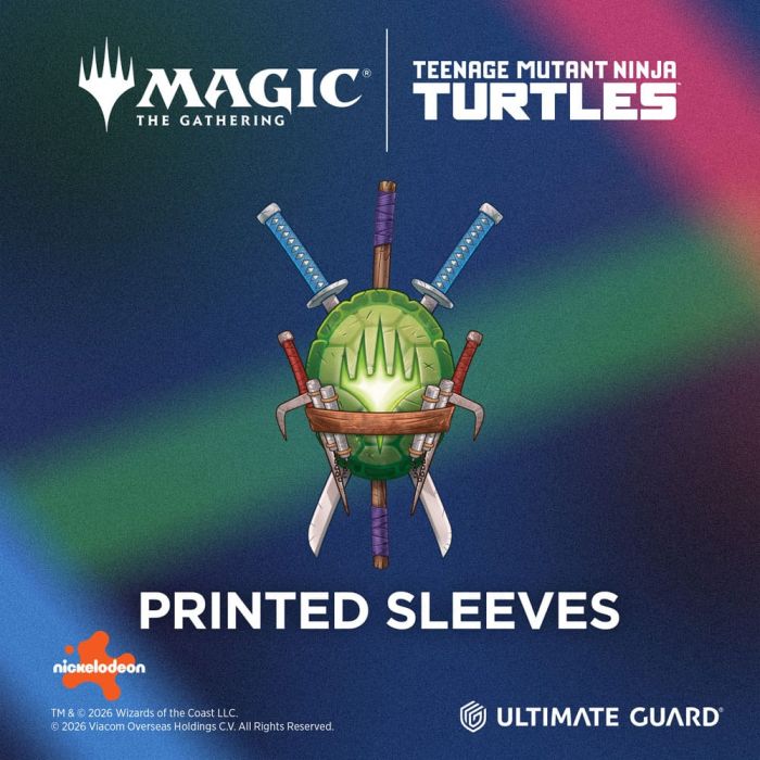 Ultimate Guard Art Sleeves Magic: The Gathering | Teenage Mutant Ninja Turtles - Planeswalker Symbol