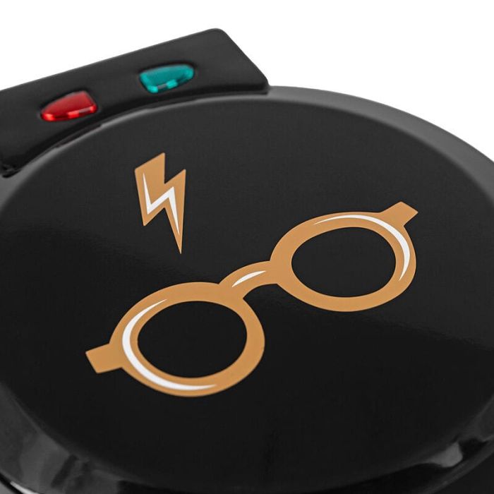 Harry Potter Waffle Maker Glasses and Lightning Bolt 