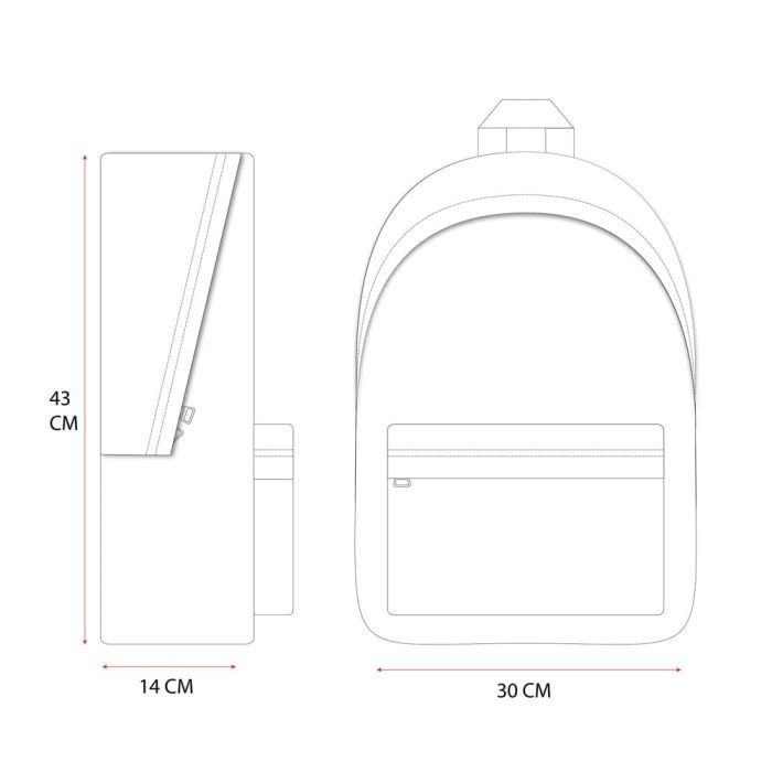 Fortnite Backpack Battle Royal Blue Horse 43 cm