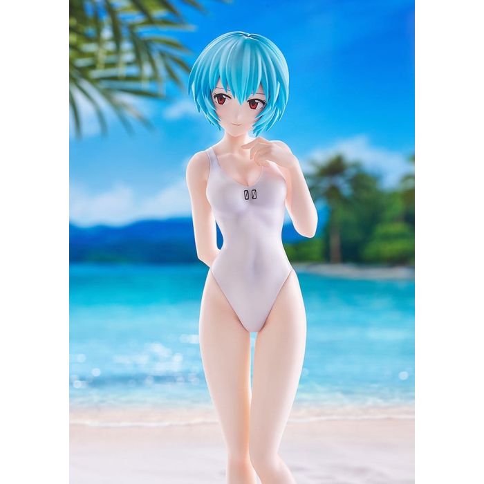 Rebuild of Evangelion Pop Up Parade Beach Queens Rei Ayanami (One-Piece Style) L Size 22 cm