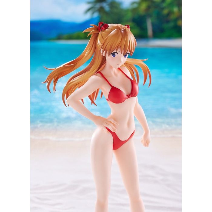 Rebuild of Evangelion Pop Up Parade Beach Queens Asuka Shikinami Langley (Bikini Style) L Size 23 cm