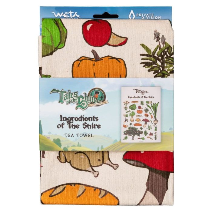 Lord of the Rings Tea Towel Ingredients of The Shire (Tales of the Shire (2025)) 69 cm 