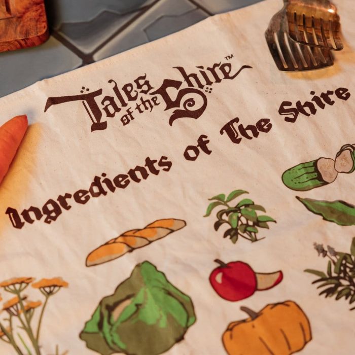Lord of the Rings Tea Towel Ingredients of The Shire (Tales of the Shire (2025)) 69 cm 
