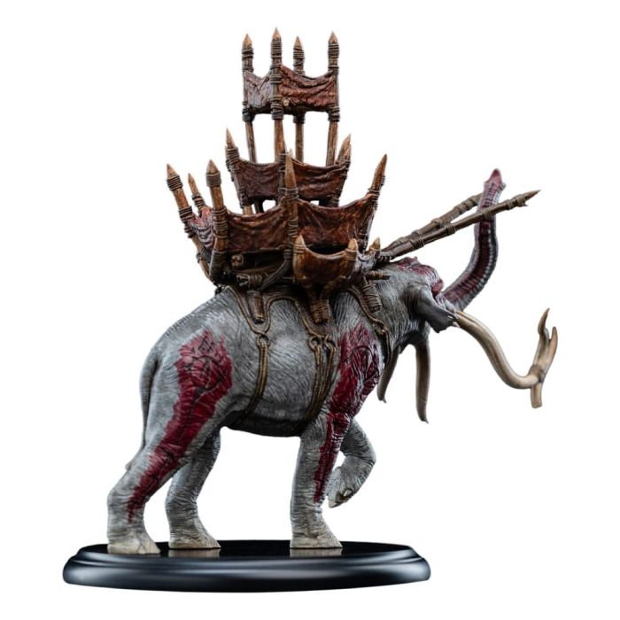 Lord of the Rings Mini Statue Mumak in Battle 17 cm