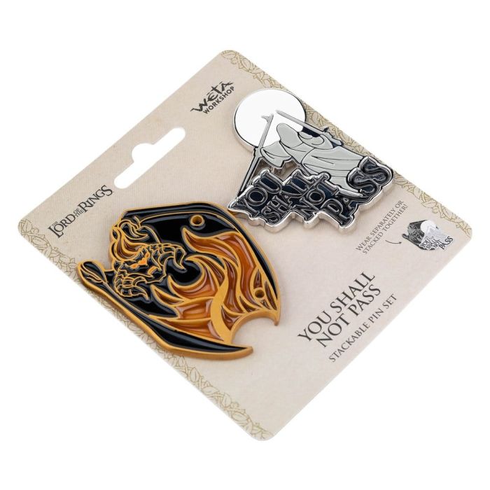 Lord of the Rings Collectors Pins 2-Pack You Shall Not Pass 8 cm 