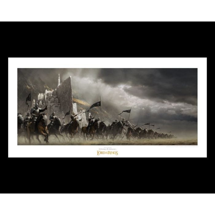 Lord of the Rings Art Print Faramir's Charge 59 x 30 cm