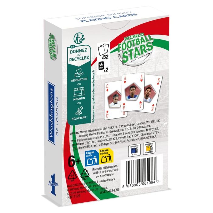 World Soccer Stars No 1 Playing Cards *English Version*
