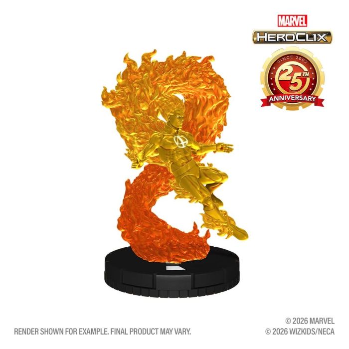 Marvel HeroClix: 25th Anniversary Figure Human Torch 5 cm