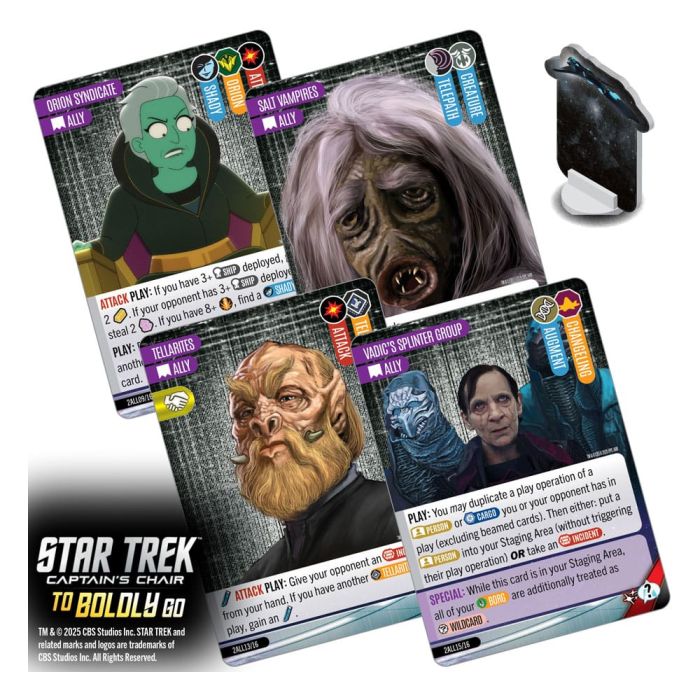 Star Trek: Captain's Chair Card Game To Boldly Go *English Version*