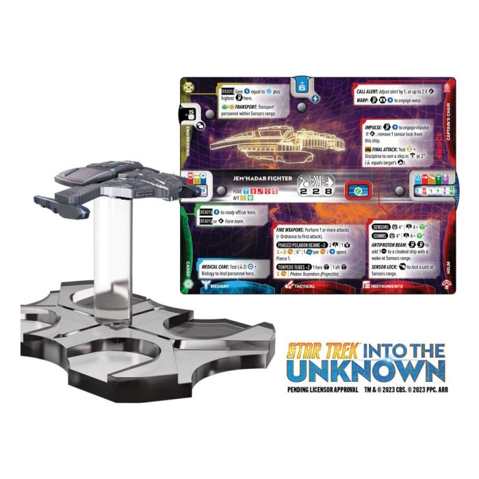 Star Trek: Into the Unknown Miniatures Game Expansion Federation vs. Dominion Core *English Version*