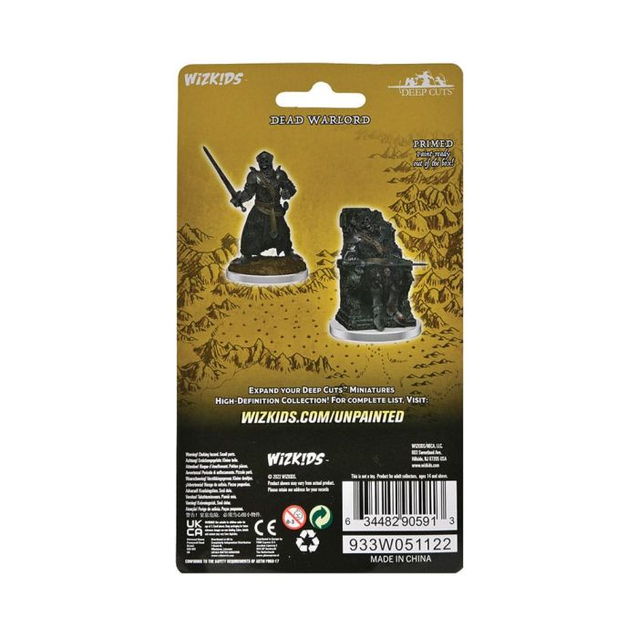 WizKids Deep Cuts Miniatures Unpainted Miniatures 2-Pack Dead Warlord