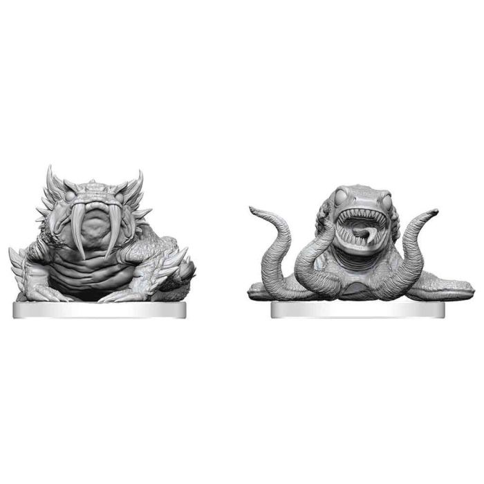 Pathfinder Battles Deep Cuts Unpainted Miniature Bogwid & Slurk 13 cm