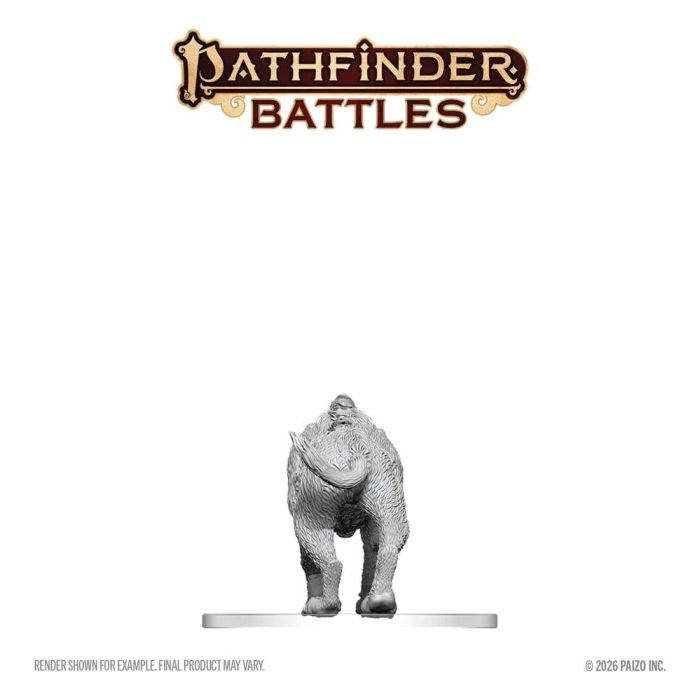 Pathfinder Battles Deep Cuts Unpainted Miniature Hyaenodon 13 cm