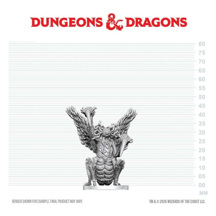 Dungeons & Dragons Nolzur's Marvelous Miniatures Unpainted Miniature Mi-Go 14 cm