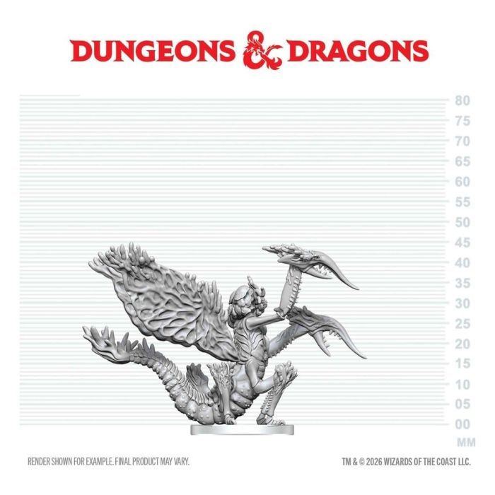 Dungeons & Dragons Nolzur's Marvelous Miniatures Unpainted Miniature Mi-Go 14 cm
