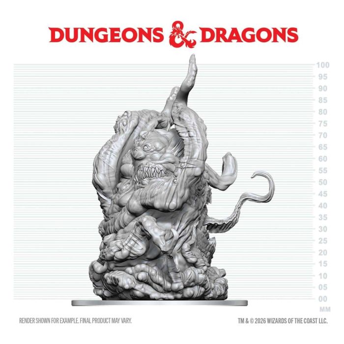 Dungeons & Dragons Nolzur's Marvelous Miniatures Unpainted Miniature Shoggoth 20 cm