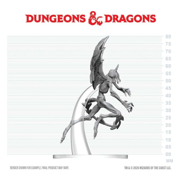 Dungeons & Dragons Nolzur's Marvelous Miniatures Unpainted Miniature Nightgaunt 17 cm