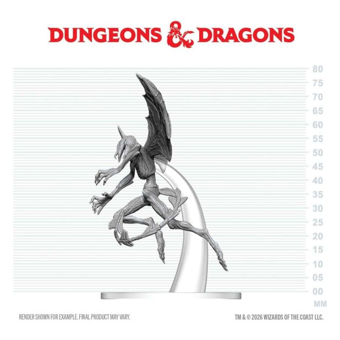 Dungeons & Dragons Nolzur's Marvelous Miniatures Unpainted Miniature Nightgaunt 17 cm