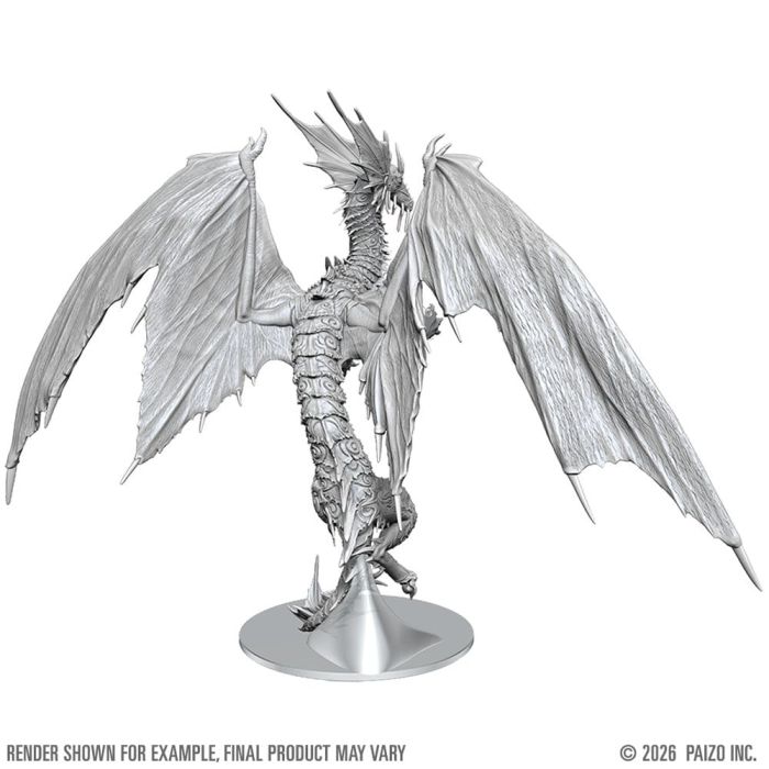 Pathfinder Deep Cuts Unpainted Boxed Miniature Adult Mirage Dragon 23 cm