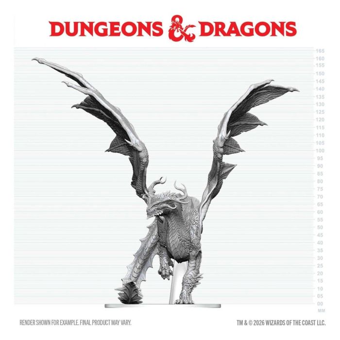 Dungeons & Dragons Nolzur's Marvelous Miniatures Unpainted Miniature Adult Spirit Dragon 24 cm