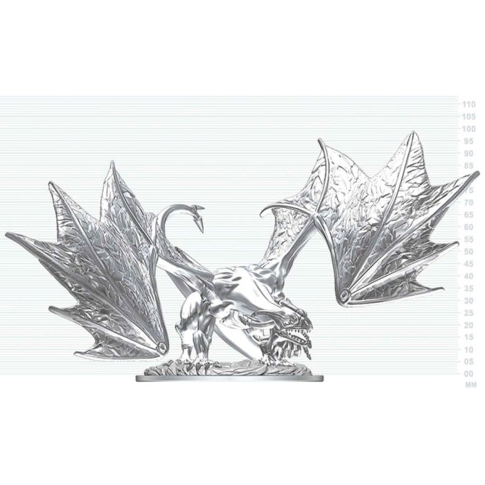 Dungeons & Dragons Nolzur's Marvelous Miniatures Unpainted Miniature Young Sapphire Dragon 20 cm