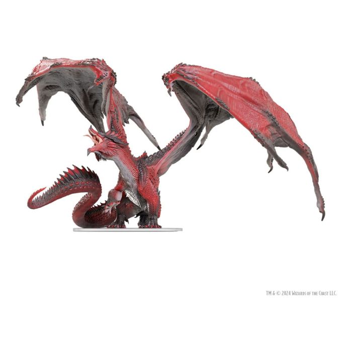 D&D Icons of the Realms Prepainted Miniature Adult Red Dragon Tyrant 18 cm 