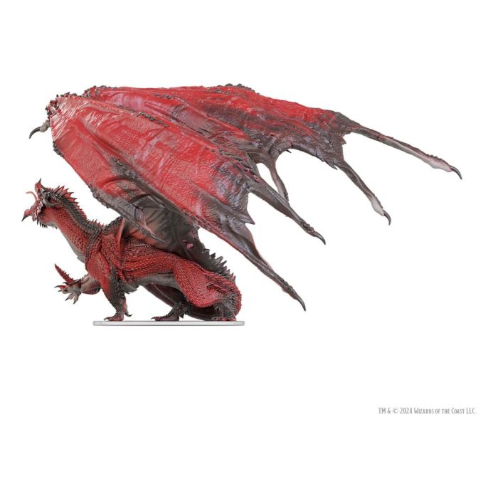 D&D Icons of the Realms Prepainted Miniature Adult Red Dragon Tyrant 18 cm 