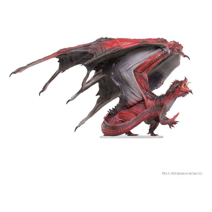 D&D Icons of the Realms Prepainted Miniature Adult Red Dragon Tyrant 18 cm 